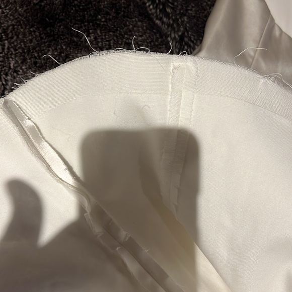 Elegant White Strapless Vintage Dress - Picture 7 of 13